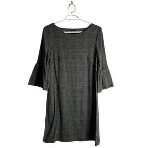 Jules & Leopold Studio Women’s Patterned Bell Sleeve Mini Dress